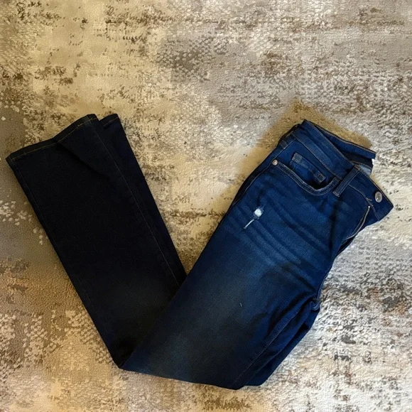 LC Lauren Conrad Dark Blue Boot Cut Jeans - Picture 1 of 2